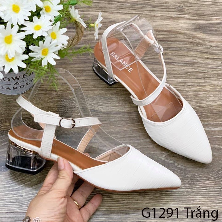 GIÀY SỤT GÓT VUÔNG  G1291